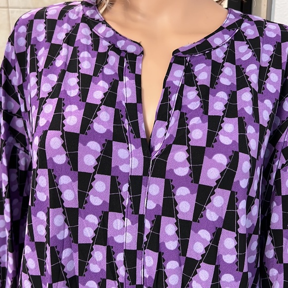 Long Sleeve Blouse by Dana Buchman - Picture 2 of 5